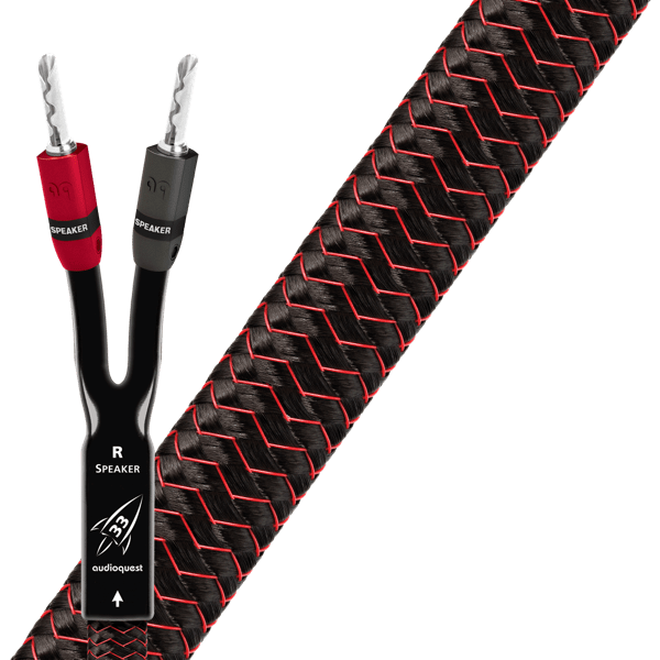 Audioquest Rocket 33 Lautsprecherkabel Banana 2x1m