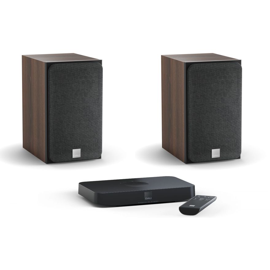 DALI OBERON 1 C DARK WALNUT + SOUND HUB COMPACT